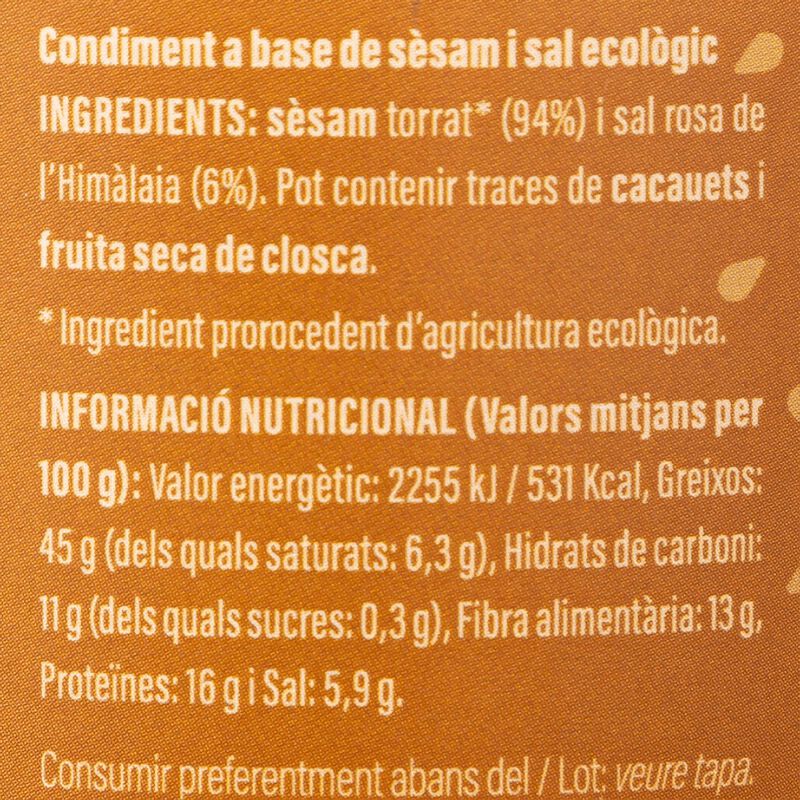 Gomàs ecològic amb sal de l'Himàlaia Ametller Origen 120g 