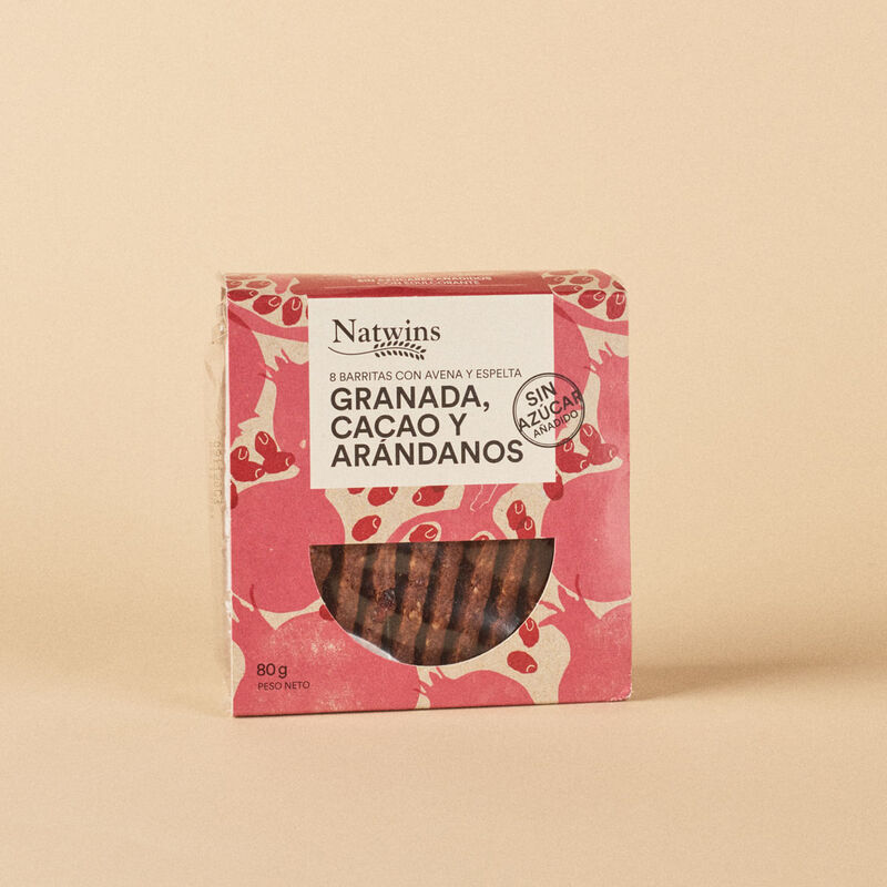 Barretes cacau magrana i nabius Natwins 80g 