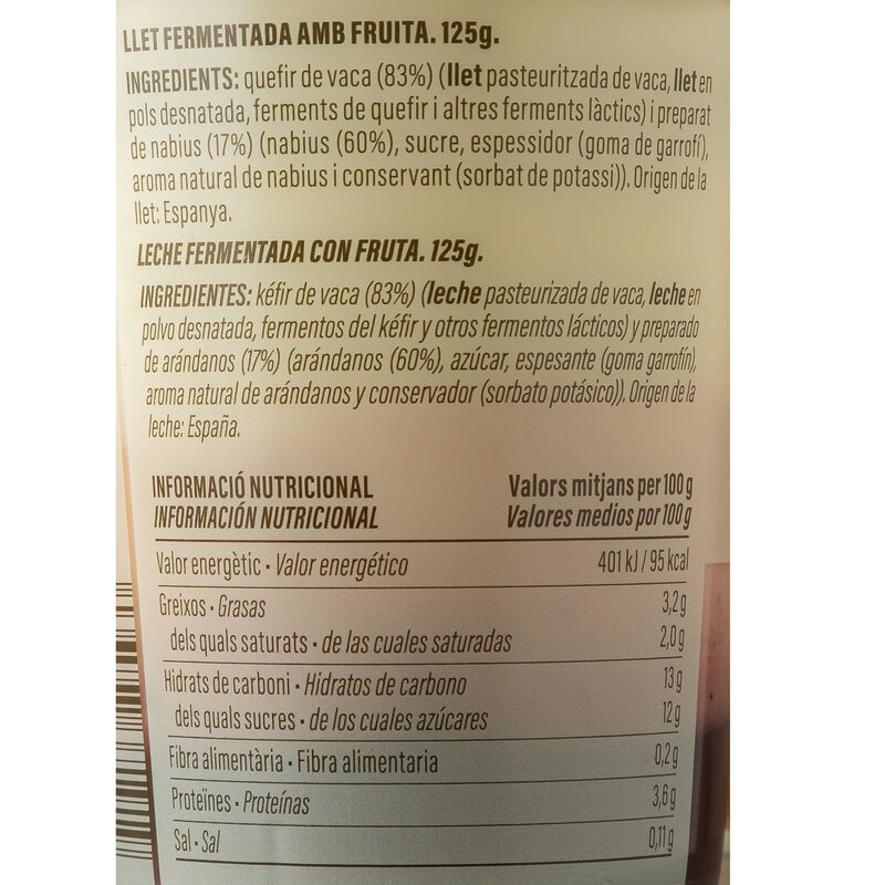 Kéfir con arándanos Ametller Origen 125g - 2uds.