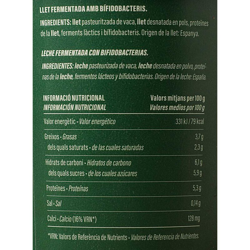 Yogur bífidus cremoso natural  Ametller Origen 500g 