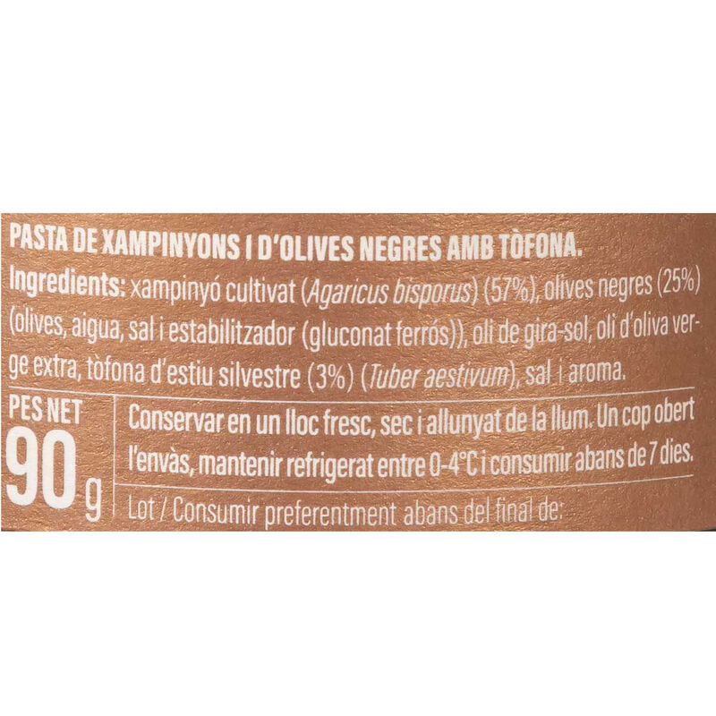 Olivada negra con trufa Ametller Origen 90g
