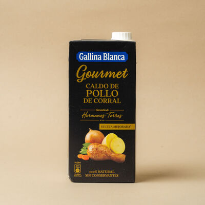 Brou gourmet de pollastre Gallina Blanca 1L 