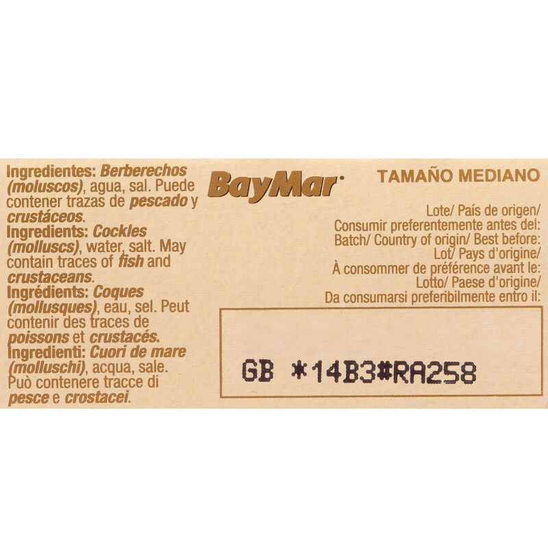 Berberechos 35/45 Baymar 63g 