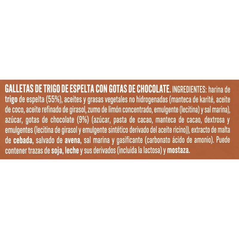 Galeta d'espelta i xocolata Ametller Origen 250g 
