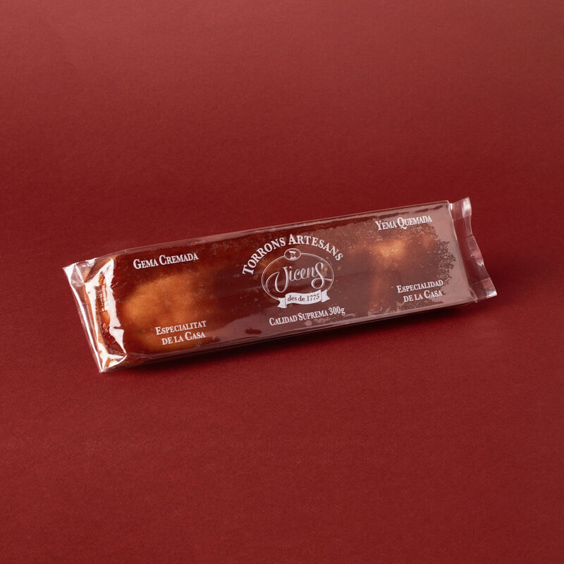 Torró de crema cremada Torrons Vicens 300g