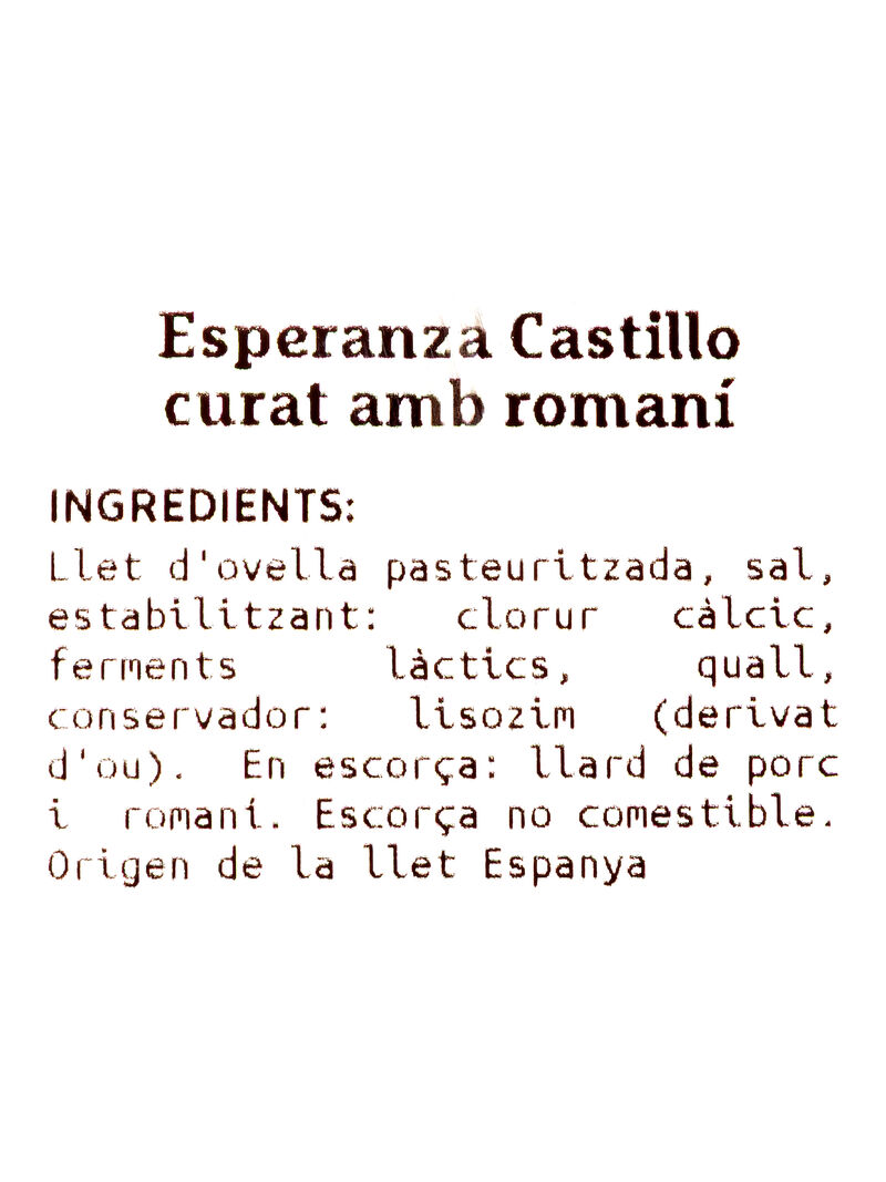 Formatge curat amb romaní Esperanza Castillo