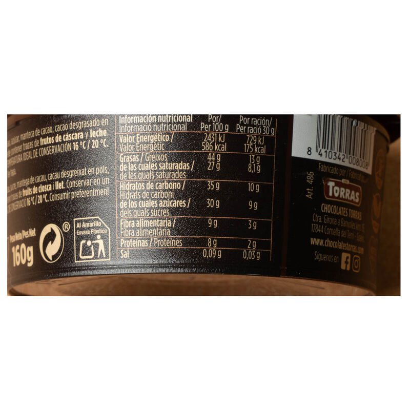 Fondue chocolate 70% Torras 160g