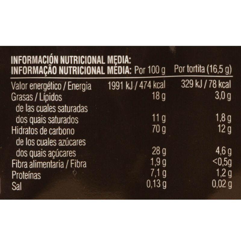 Coquetes xocolata blanca fruits vermells Bicentury 132g 