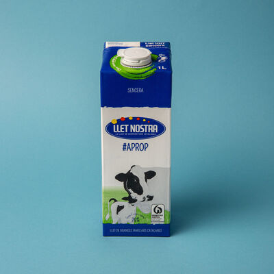 Leche entera Llet nostra 1l 