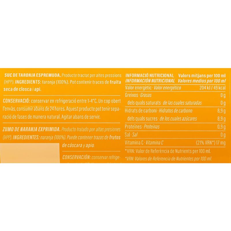 Suc de taronja Ametller Origen 750ml
