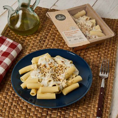 Rigatoni amb Gorgonzola i nous Ametller Origen 250g 