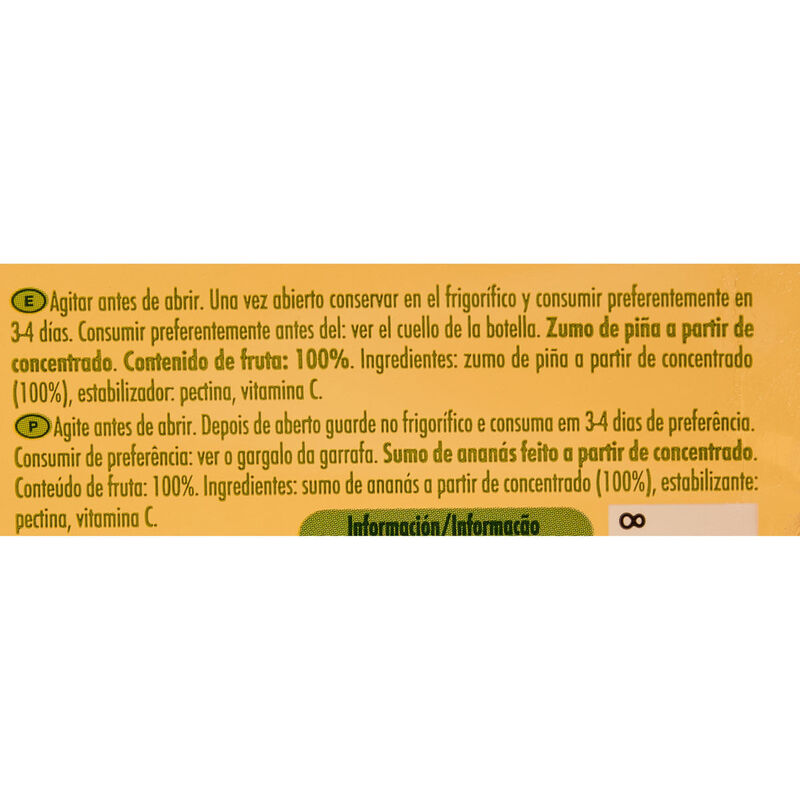 Zumo de piña 100% premium Granini 1L