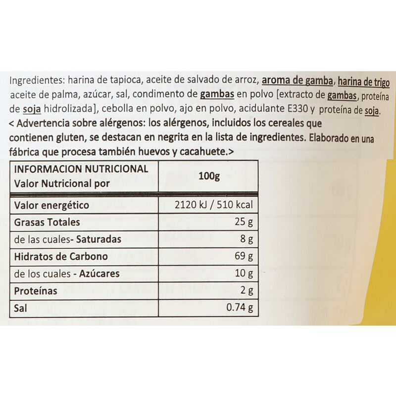 Chips de gambas original Nongshim 75g