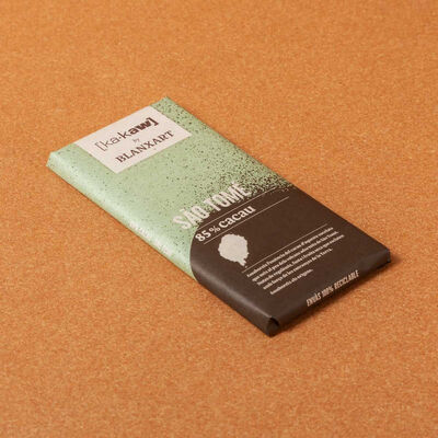 Xocolata Sao Thome 85% cacau Ka-Kaw 75g 