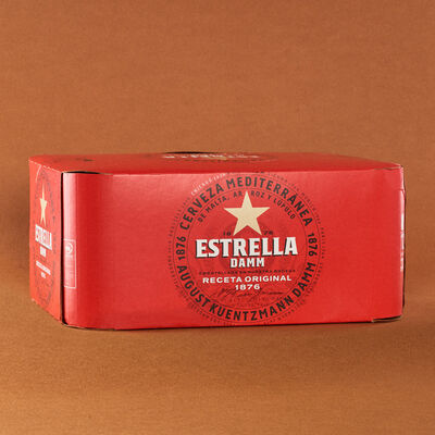 Cerveza Estrella DAMM 33cl - pack 12uds. 