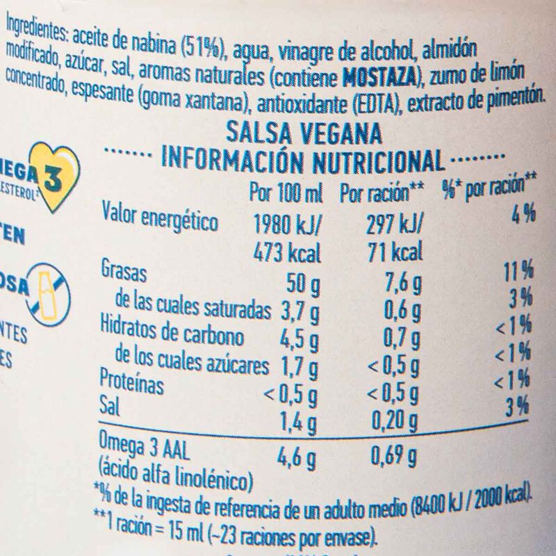 Maionesa vegetal Hellmann's 340ml 
