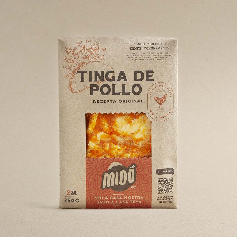 Tinga de pollastre Midó 250g 