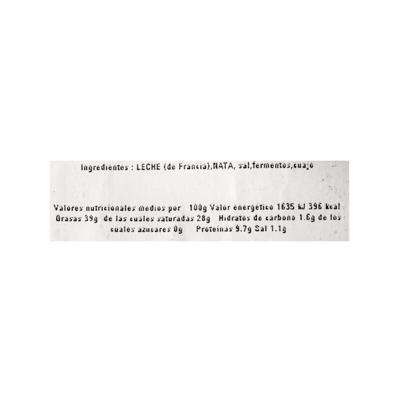 Formatge de llet crua de vaca Brillat Savarin Rouzaire 125g 
