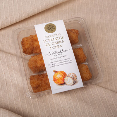 Croquetas queso de cabra y cebolla Ametller Origen 168g - 6uds. 