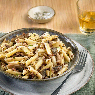 Macarrons bolets i botifarra Ametller Origen 250g 