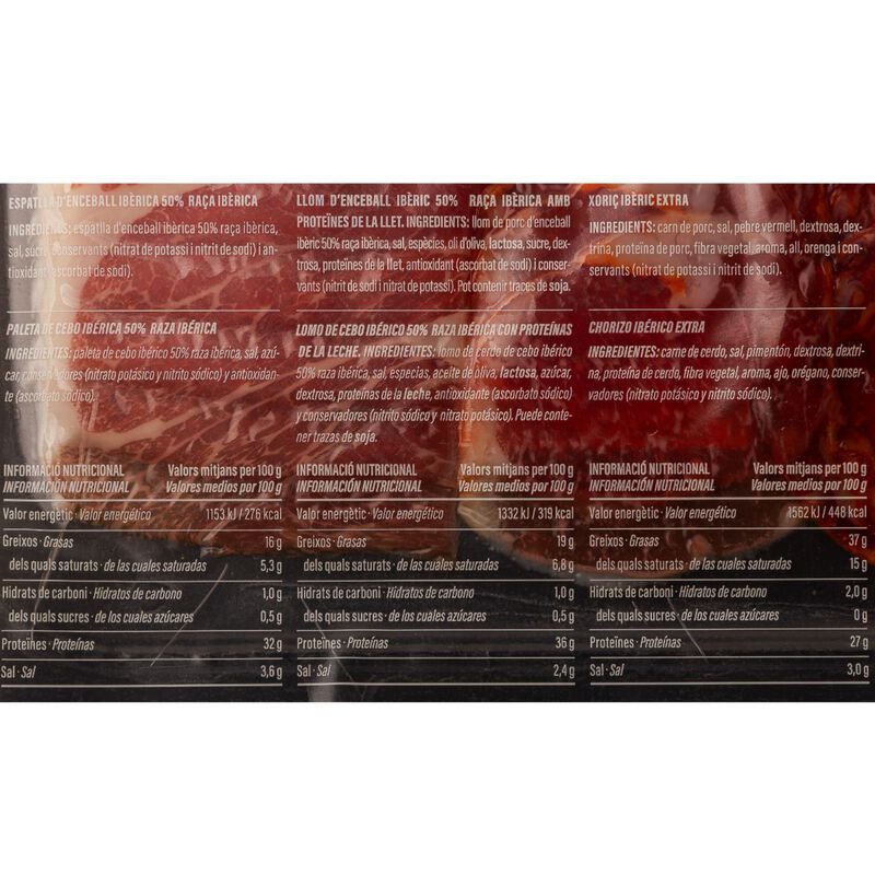 Surtido de ibéricos Ametller Origen 120g 