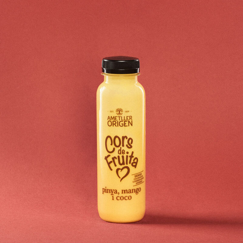 Refresc de coco pinya i mango Ametller Origen 310ml 