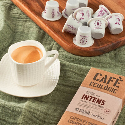 Càpsules compostables de cafè intens ecològics Ametller Origen - 10u. 