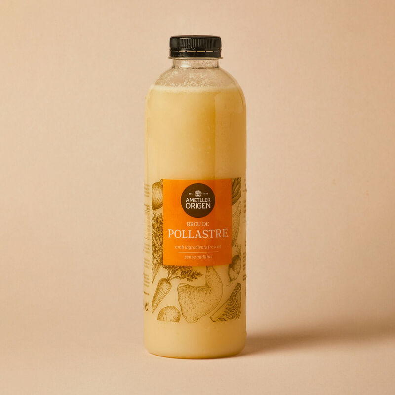 Caldo de pollo refrigerado Ametller Origen 1L 