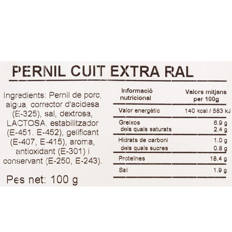 Jamón cocido extra Casa Ametller 100g 