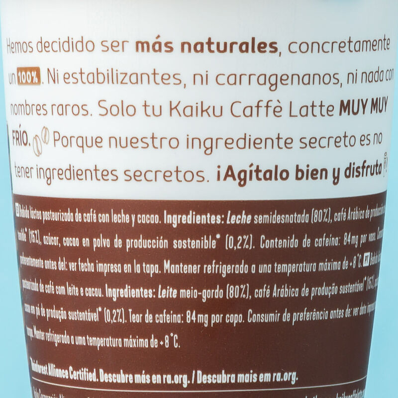 Cafè latte capuccino Kaiku 230ml 