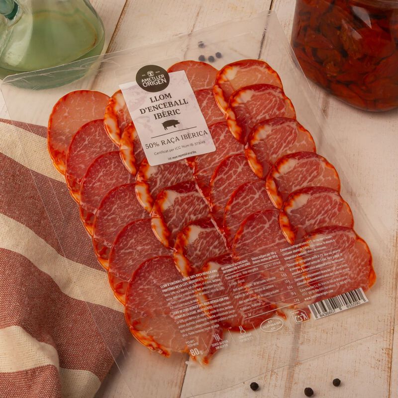 Lomo de cebo ibérico 50% Ametller Origen 80g