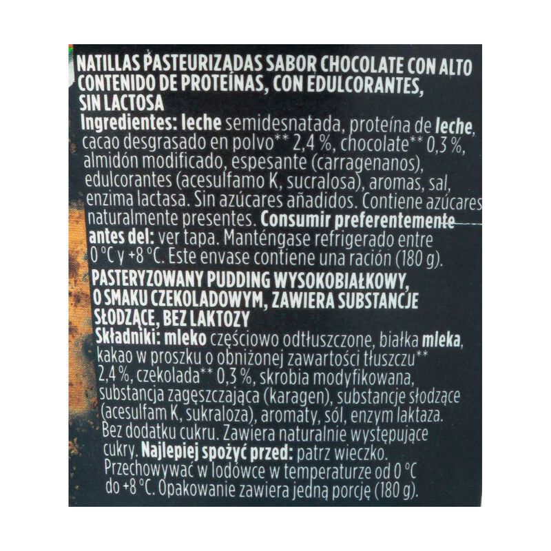 Pudding de chocolate Valio Profeel 180g 