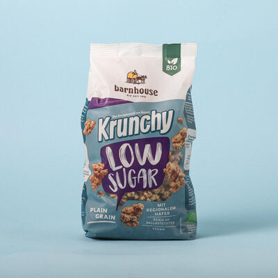 Muesli ecológico krunchy de avena bajo en azúcar Barnhouse 375g 