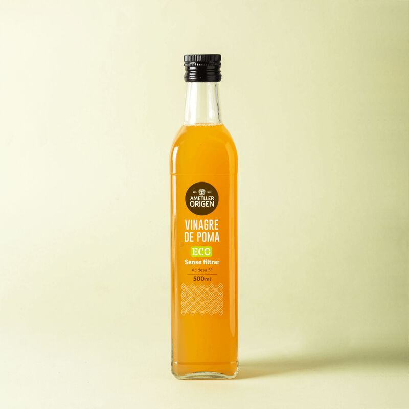 Vinagre de poma ecològic Ametller Origen 500 ml
