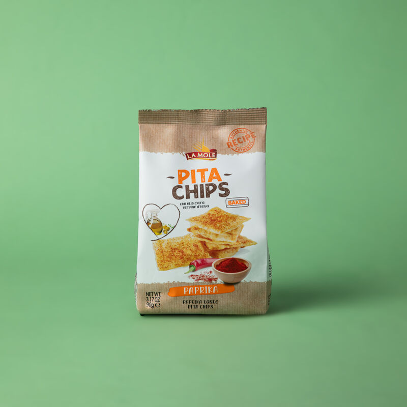 Xips de pita paprika La Mole 90g 