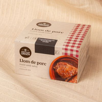 Llom de porc salsa rostit Ametller Origen 360g 