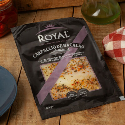 Carpaccio de bacalao ahumado Royal 80g 