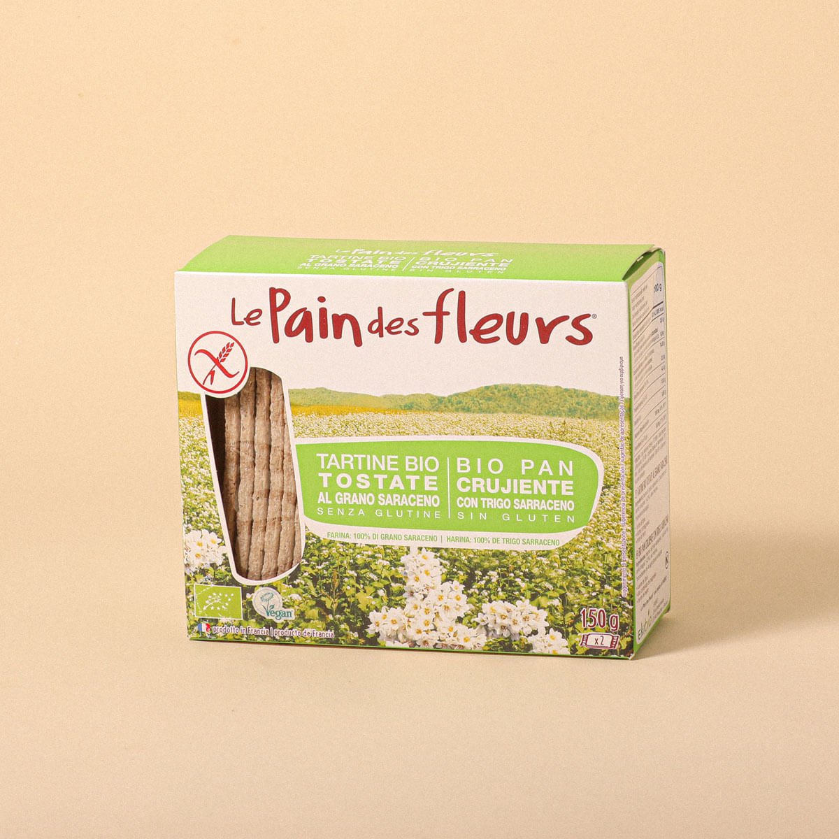Cracker sarraí ecològic LE PAIN DES FLEURS 150g