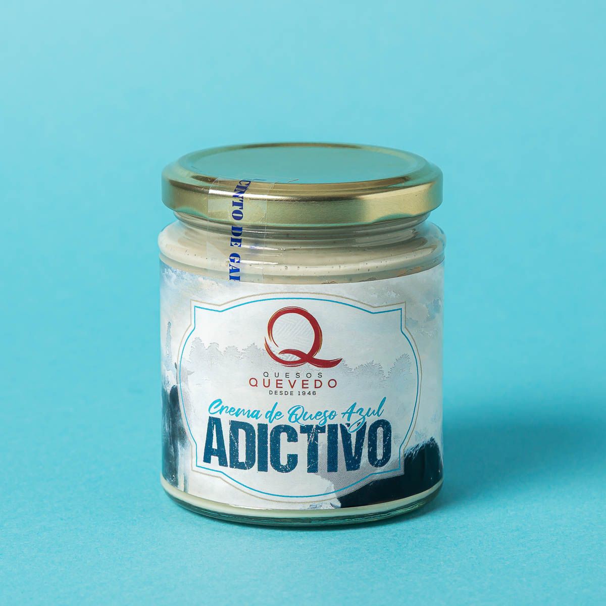 Crema de formatge blau Quevedo 200g