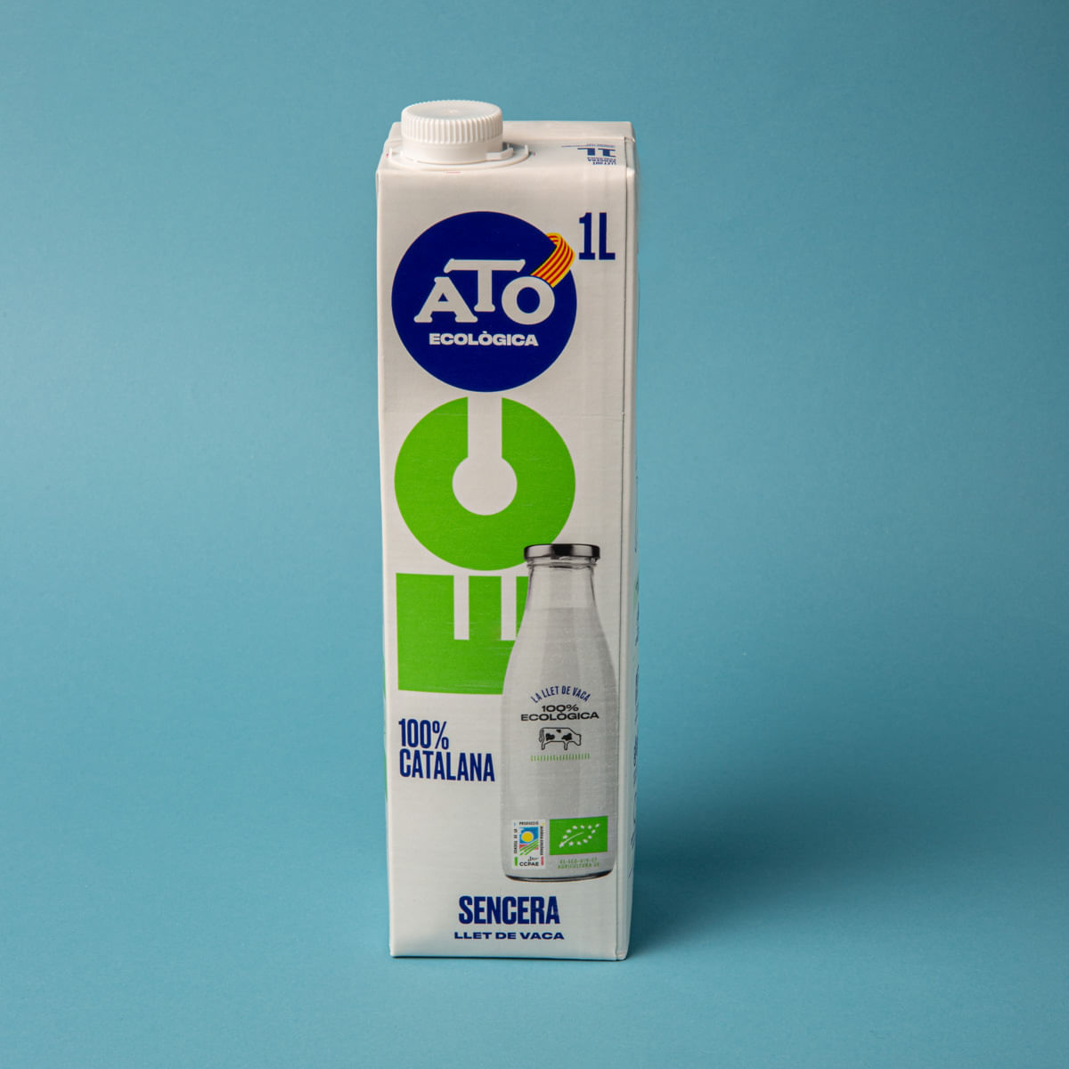 Llet ecològica sencera Ato 1l