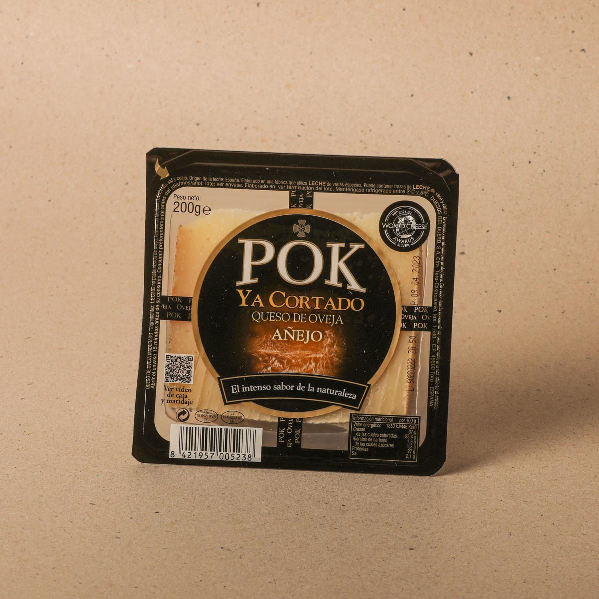 Queso de oveja añejo ya cortado POK 200 g