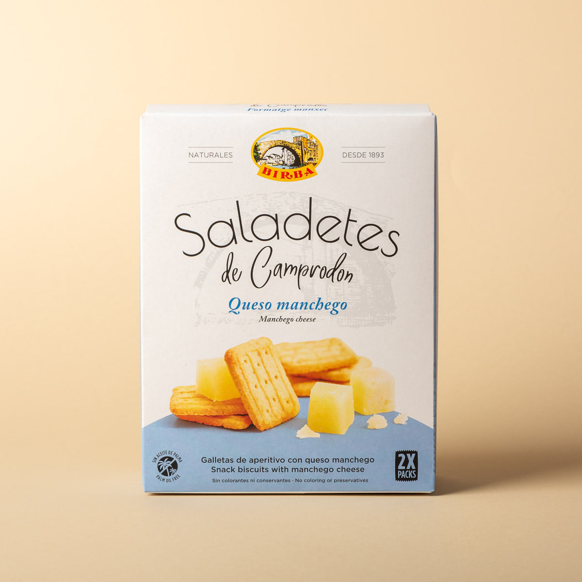 Saladetes de formatge manxeg Birba 150g