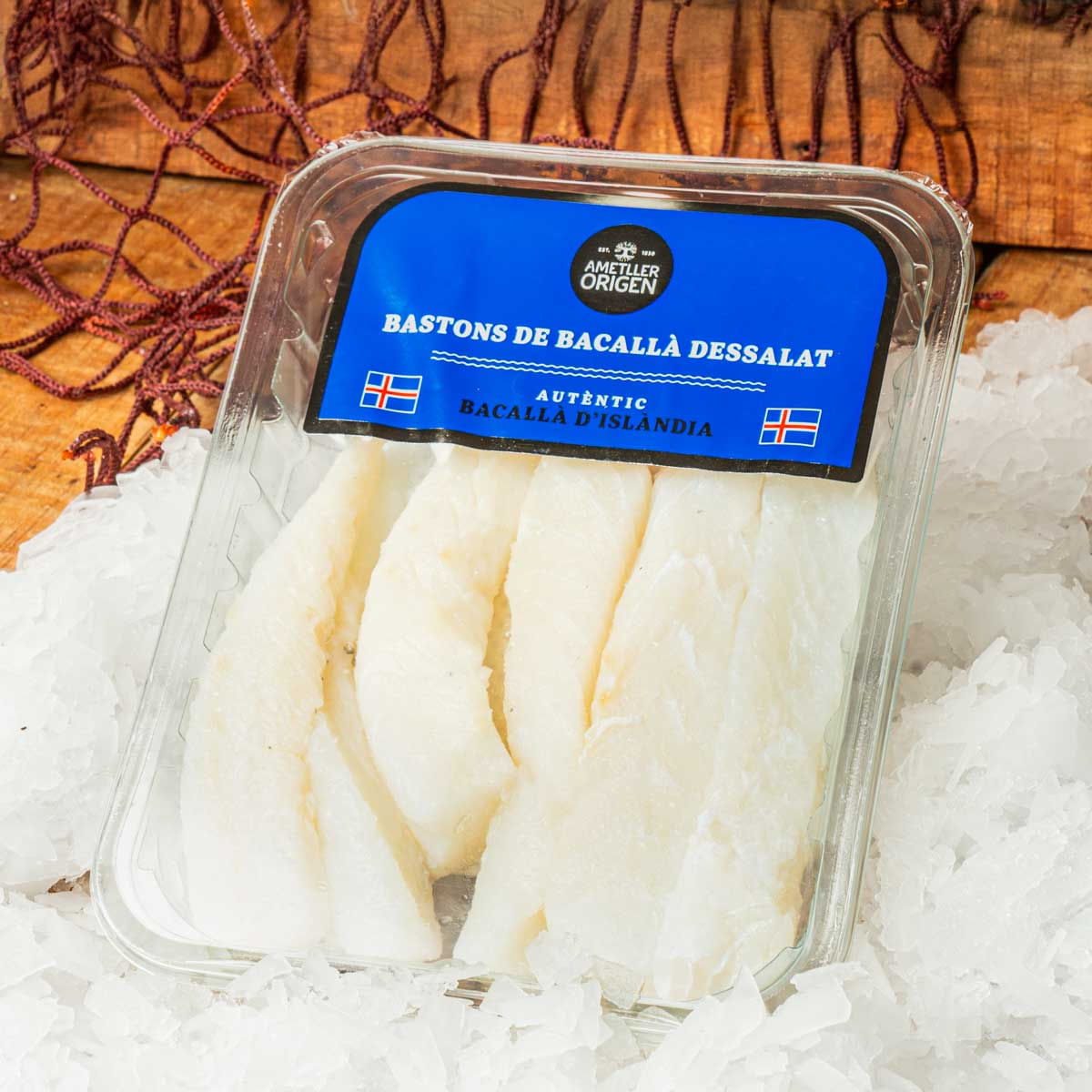 Bastons de bacallà dessalat Ametller Origen 250g