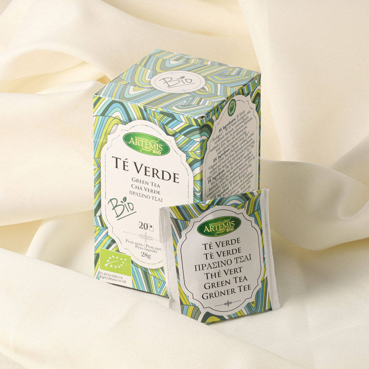 Infusió de te verd ecològic ARTEMIS BIO 28g