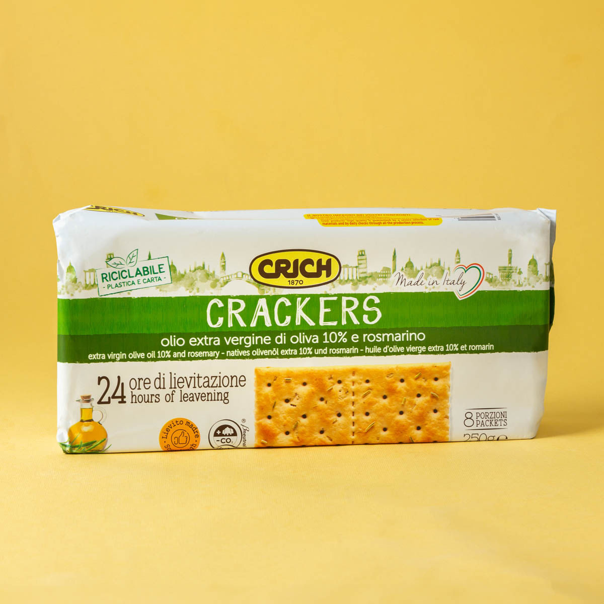 Crackers de romaní i oli oliva Crich 250g