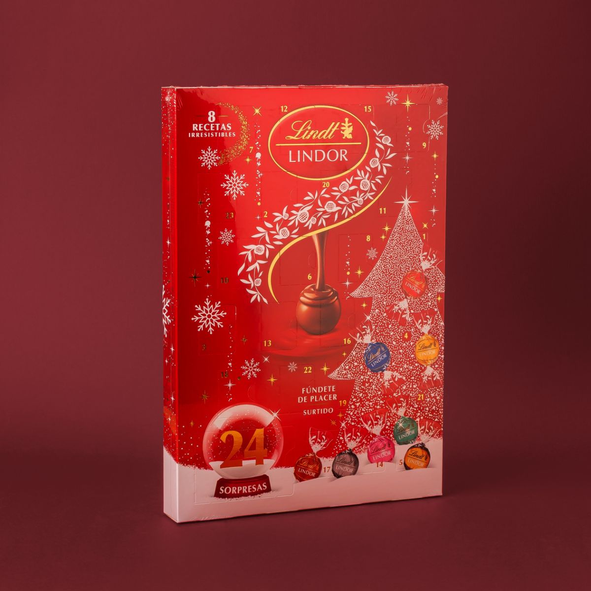 Calendario de adviento bombones Lindor 312g