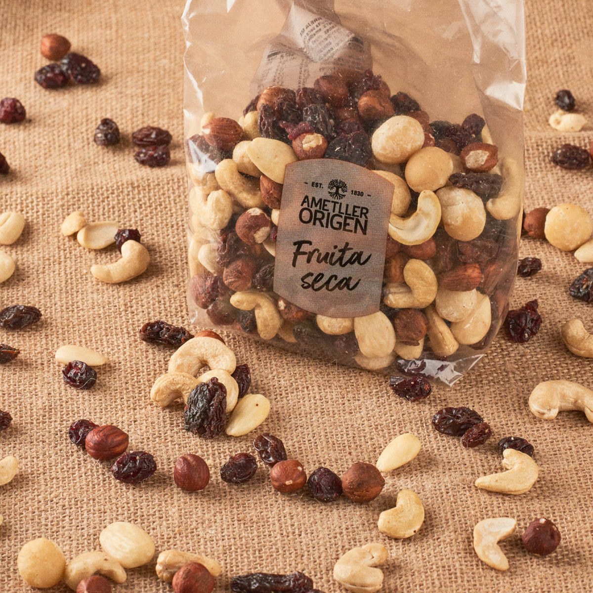 Mezcla frutos secos macadamia Ametller Origen 375 g