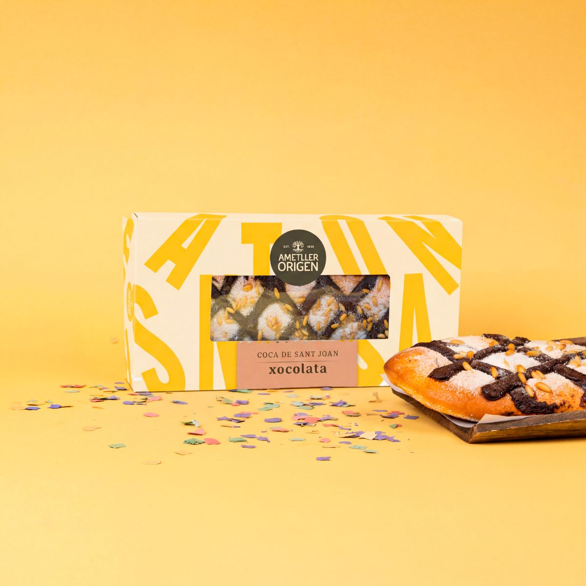 Coca de xocolata petita Ametller Origen 280g