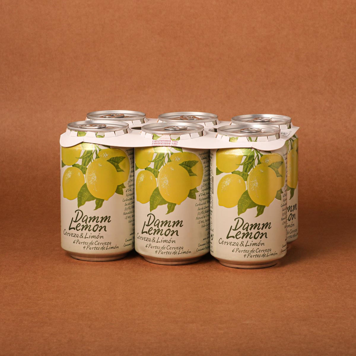 Cervesa en llauna Lemon Damm 33cl - pack 6u.