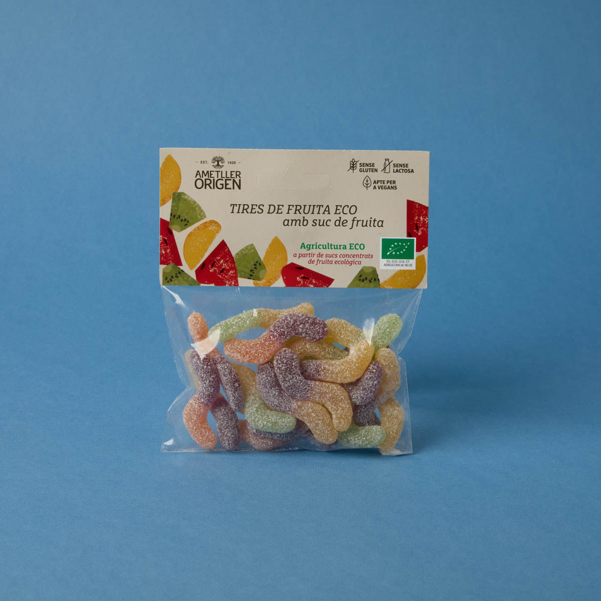 Tires fruita ecològiques Ametller Origen 80g